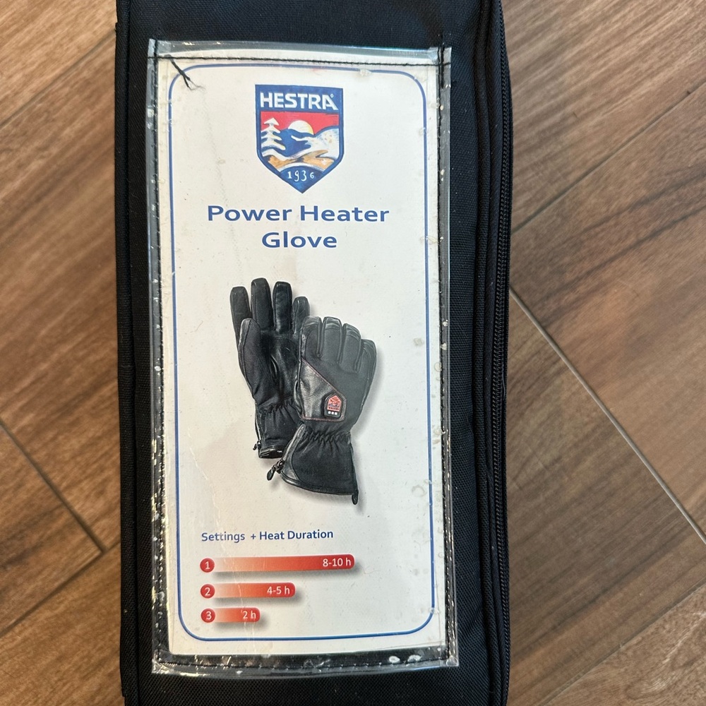 Hestra Power Heater Glove XL in Black